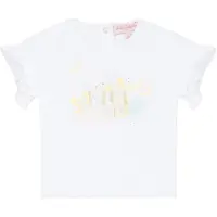 Lili Gaufrette T-Shirt mangas curtas NALIS criancas - Branco - 18 mois