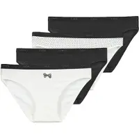 Dim Cuecas POCKETS COTON STRETCH X4 mulheres - Preto - FR 40 / 42
