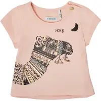 Ikks T-Shirt mangas curtas XS10100-32 criancas - Rosa - 3 ans