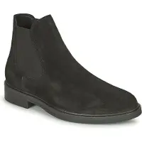 Selected Botas baixas SLHBLAKE SUEDE CHELSEA BOOT homens - Preto - 40