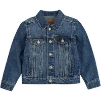 Levi's casacos de ganga TRUCKER JACKET rapazes - Azul - 5 anos