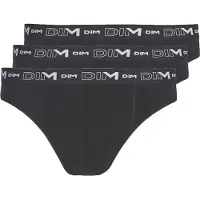 Dim Cueca COTON STRETCH X3 homens - Preto - T3