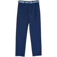 Ralph Lauren para menino. 323855394001 Calça de sarja elástica Slim Fit marinho (10/12años= 156/161cm), Casual, Algodão, Clássico, moda