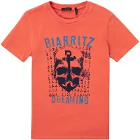 Ikks T-Shirt mangas curtas FACRIT rapazes - Laranja - 6 ans
