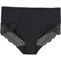 Dim Cuecas de cintura subida ECODIM VENTRE PLAT mulheres - Preto - FR 48