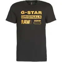 G-Star T-Shirt mangas curtas Raw COMPACT JERSEY O homens - Preto - EU S