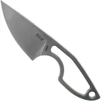 MKM-Maniago Knife Makers MKM Mikro 1 Drop, Stonewashed faca de pescoço, Jesper Voxnaes design