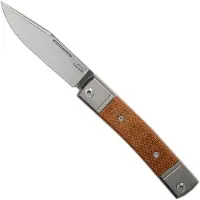 Lionsteel BestMan BM1 CVN Natural Canvas Micarta navalha slipjoint