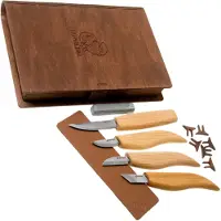 BeaverCraft S07 Basic Set of 4 Knives, conjunto de talhar madeira