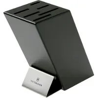 Victorinox Swiss Modern bloco de facas, preto couro, 7-7086-03