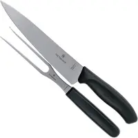 Victorinox SwissClassic 6.7133.2G 2-peças conjunto para trinchar, preto