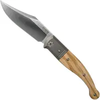Lionsteel Gitano madeira de oliveira GT01 UL navalha, Gudy van Poppel design