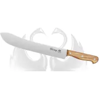 Due Cigni Tuscany 2C764-28OL faca de açougueiro 28 cm madeira de oliveira