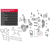 Leatt Placa De Canela C-frame Pro Left Lower