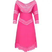 IZIA Vestido de verão rosa