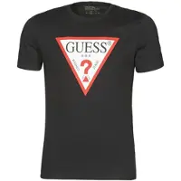 GUESS T-Shirt mangas curtas CN SS ORIGINAL LOGO TEE homens - Preto - EU XXL