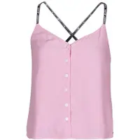 Tommy Hilfiger Tops / Blusas TJW CAMI TOP BUTTON THRU mulheres - Rosa - EU XS