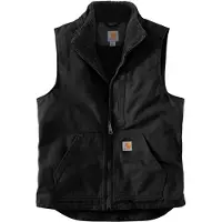 Carhartt Colete Washed Duck Lined Mock Neck