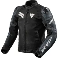 REV'IT! Apex Air H2O LE Casaco de tecido Preto/Branco XL