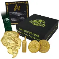 Jurassic World Kit De Caixa Premium Do Serviço Florestal Edição Limitada Parque Jurássico