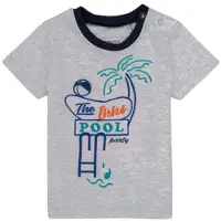 Ikks T-Shirt mangas curtas LISIANA rapazes - Cinza - 3 mois