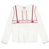 Chipie Tops / Blusas 8R12014-19 criancas - Branco - 4 / 5 ans