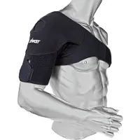 Zamst - Proteções articulares - Shoulder Wrap para Unissexo - Uld - Tamanho XL - Preto