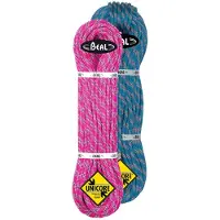 BEAL - Cordas escalada - Cobra II 8.6 mm Golden Dry Pack Blue Fushia para Unissexo - Tamanho 2 x 50m - Azul