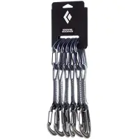 Black Diamond - Costuras rápidas escalada - Miniwire Quickpack 12 cm para Unissexo - Nylon - Cinzento