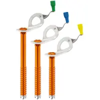 Petzl - Parafusos gelo - Laser Speed Light para Unissexo - Tamanho 13 cm - Laranja