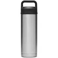 Yeti Rambler Bottle 18oz Chug Cap, Stainless Steel, garrafa térmica com bico para beber, 532 ml