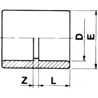 Cepex 01884 Pvc Ø200 União Com Adesivo