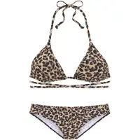 Bruno Banani Biquíni ecru / areia / castanho / preto