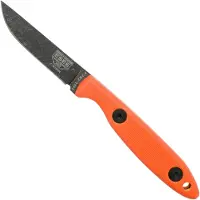 ESEE Faca Camp Lore Orange G10, black stonewash