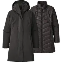 Patagonia - Casacos mulher - W's Tres 3-in-1 Parka Black para Mulher - Tamanho S - Preto