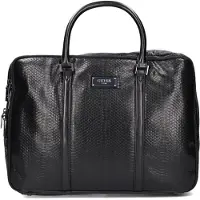 GUESS , Couro, Complemento para Laptop, Preto, 40 x 30 x 9 cm, Masculino