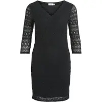 Vila Vestido De Manga Comprida Chikka Lace
