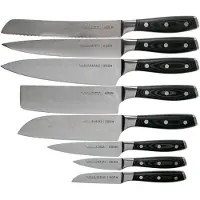 Eden Küchenmesser Eden Classic Damast 2030-S08, conjunto de facas 8-peças
