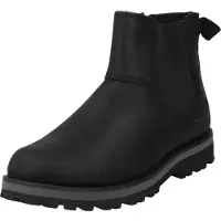 Timberland unisex para criança. TB0A28P10011 Botas de couro Courma Chelsea (24), Preto, Plano, Zíper, Velcro, Casual, moda infantil