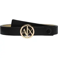 Armani Exchange para mulher. 9411180A87777520 Cinto preto (75cm), Casual, Sintético, Imitação couro
