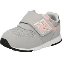 New Balance unisex para criança. NW574V1 Ténis 574 New-b cinzento (18.5), Plano, Velcro, Casual, Cinza, moda infantil