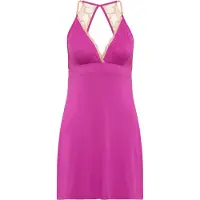 LASCANA Camisa de noite 'Lovly Nights' magenta