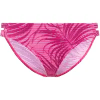 LASCANA Cuecas de biquíni de desporto rosa / rosa escuro / branco