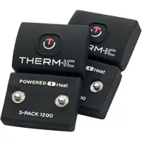 Therm-ic - Palmilhas + baterias - S-Pack 1200 para Unissexo - Preto