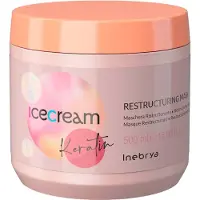 Inebrya Ice Cream Máscara Reconstrutora com Queratina 500 ml