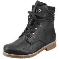 Rieker Botim com fivela preto