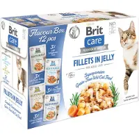 Brit Filetes Em Gelatina Com Sabor A Comida Húmida Para Gato 85g
