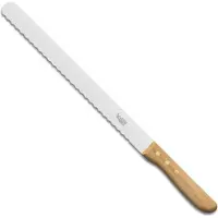 Robert Herder 1607120028 faca para trinchar e para pão 31.5 cm, madeira de carvalho