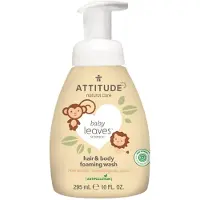 ATTITUDE Baby Leaves (detergente espumoso para cabelo e corpo) 295 ml