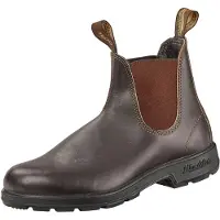 Blundstone unisex. 500 Botins em pele 500 castanho (45), Couro, Marrom, Plano, 1 a 3cm, Nenhum, Casual